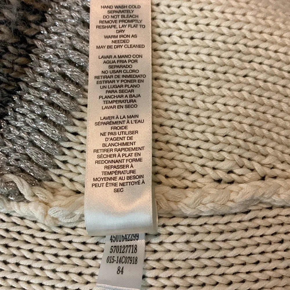 Chicos off white & brown cardigan 
Size 2 - Picture 5 of 5